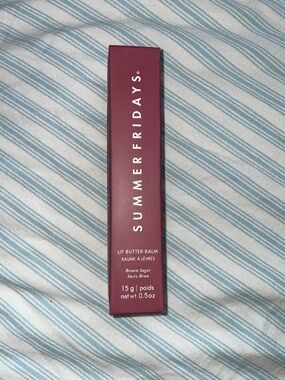 Summer Fridays Lip Butter Balm in Brown Sugar NIB